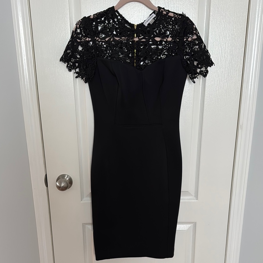 Elegant Black Lace Dress